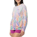 Women's Coral Sky Long Sleeve Raglan Slub Shirt