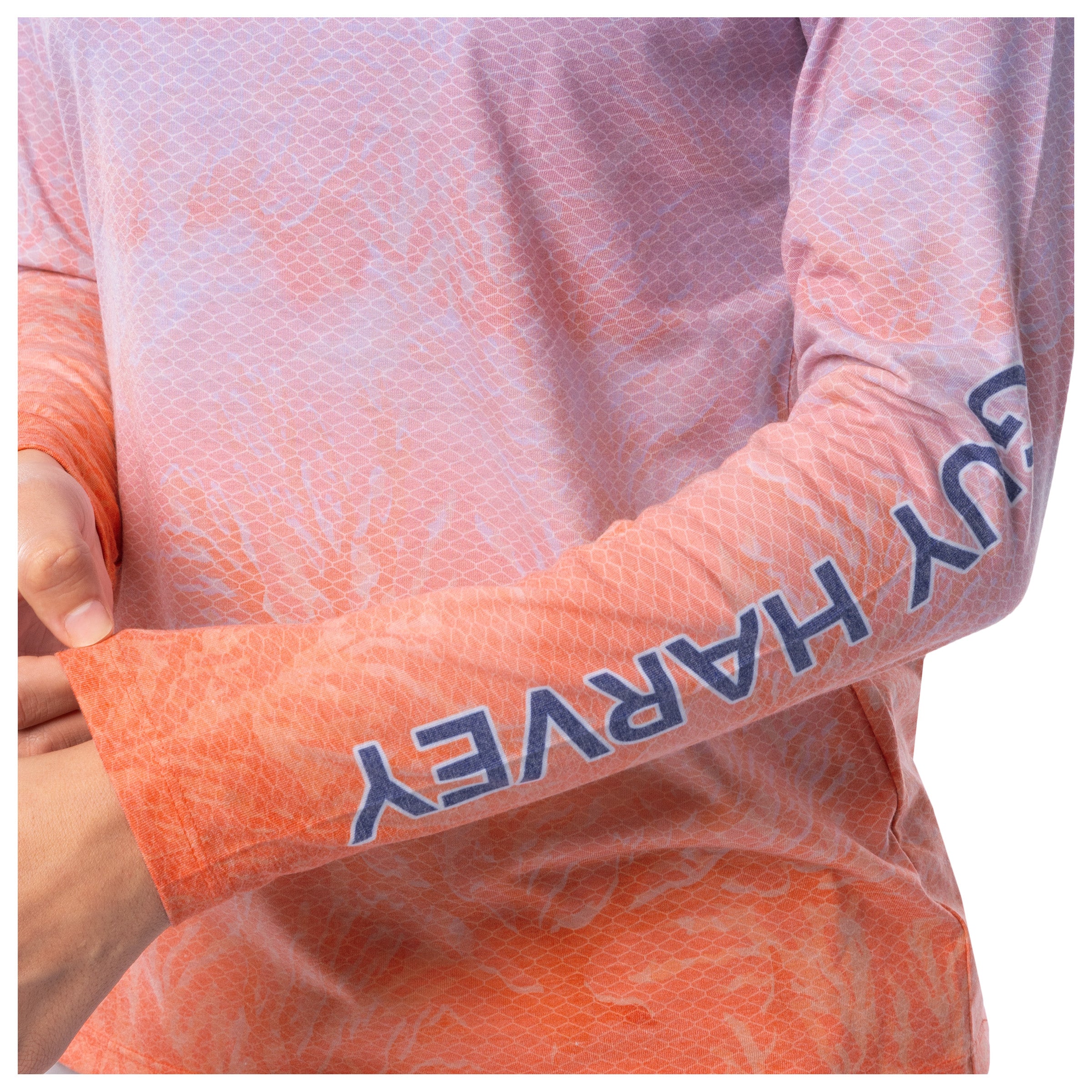 Ladies Coral Sky Long Sleeve Raglan Slub Shirt