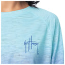 Women's Watercolor Shells Long Sleeve Raglan Slub Shirt