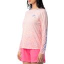 Women's Dolphin Marble Long Sleeve Raglan Slub Shirt