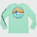 Kids Eco Cast Sun Protection Crew - Circle Marlin