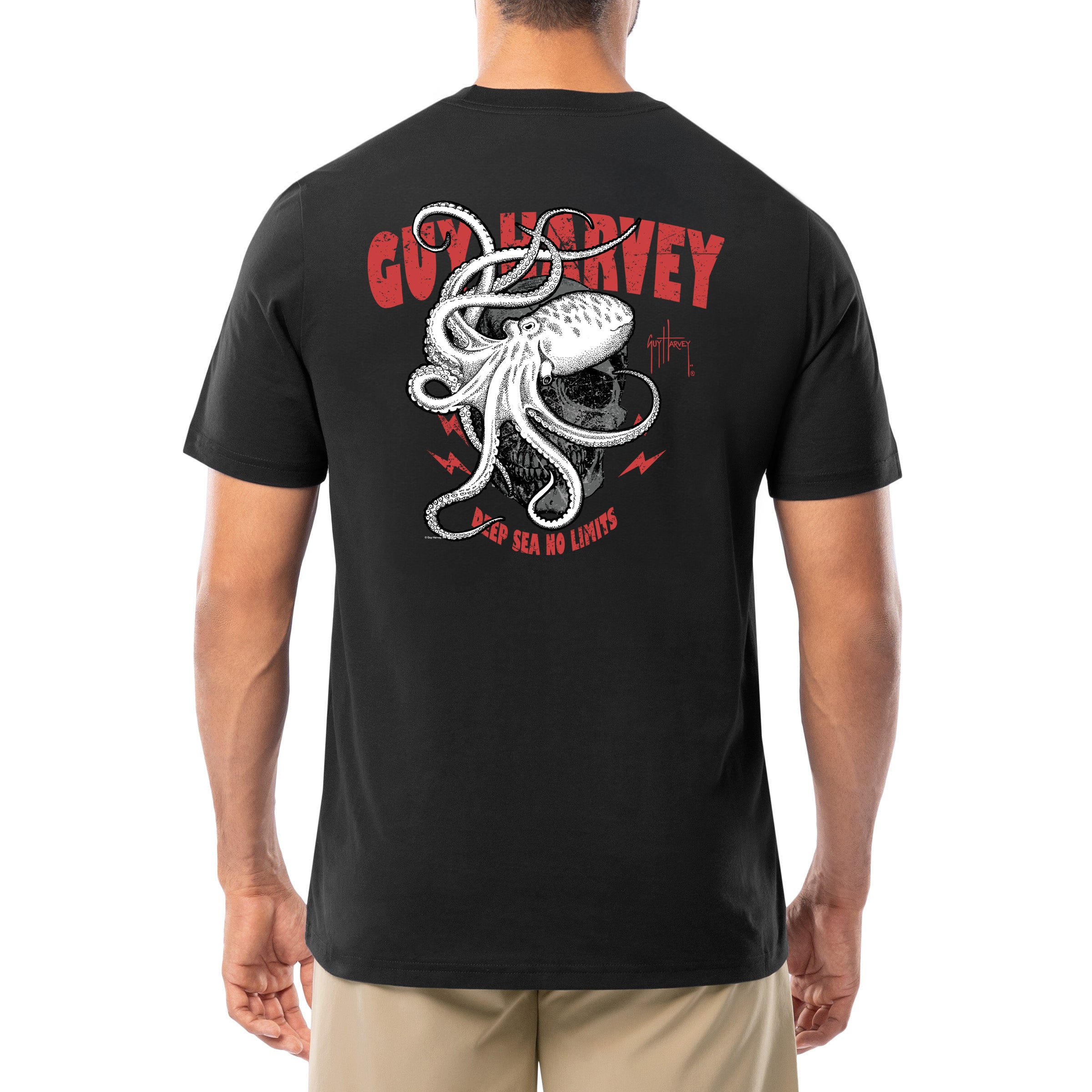 Men's Deep Sea Octopus Short Sleeve T-Shirt