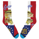 Guy Harvey Georgia Bass Socks View 1