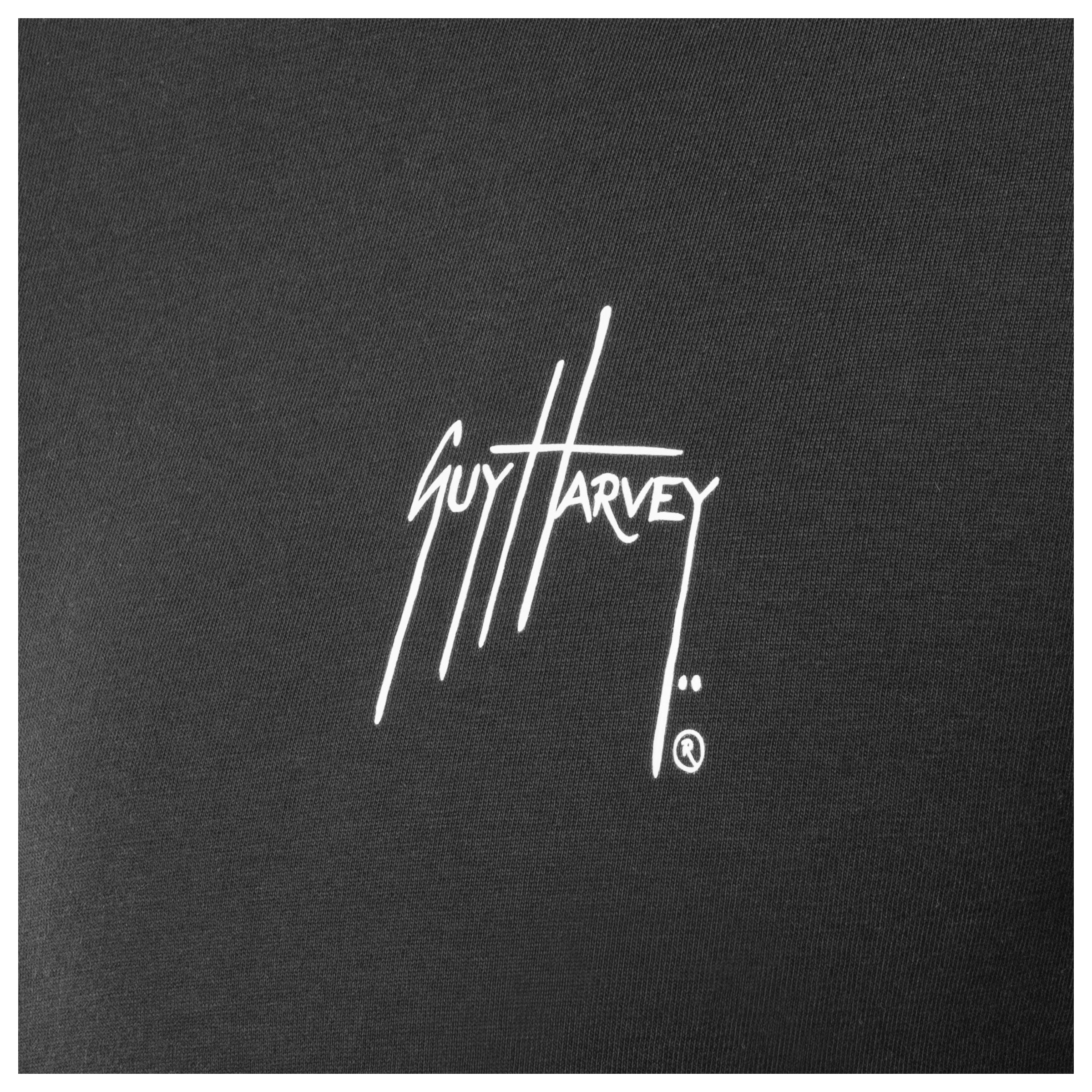 Guy Harvey logo on a black background