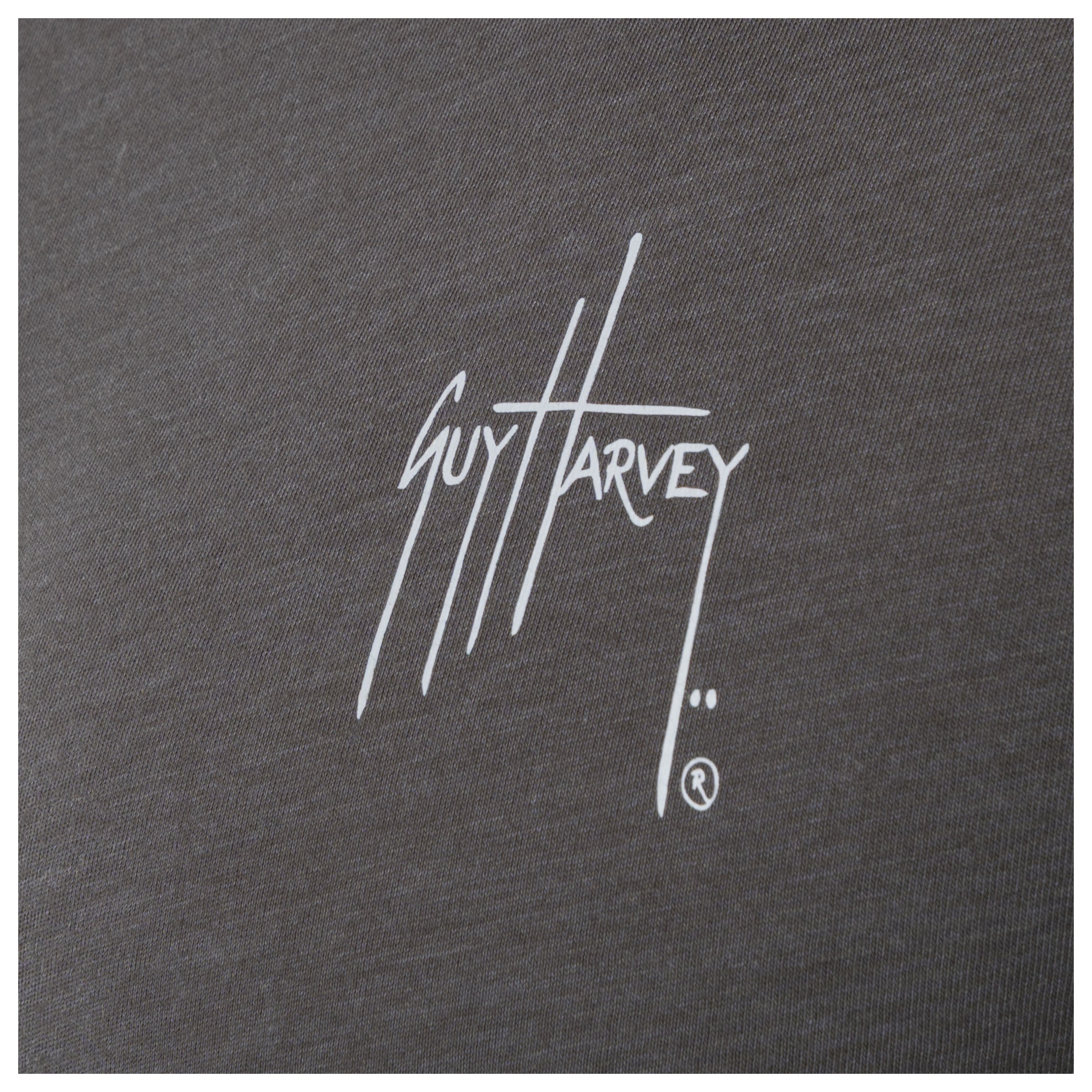 Guy Harvey logo on a black background