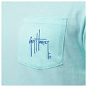 Light blue shirt with Guy Harvey logo on a pocket