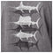 Gray washed t-shirt with black and white billfish graphic and Guy Harvey logo