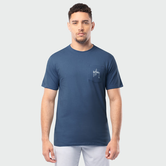HarborLite Pocket Tee - Mahi Arch