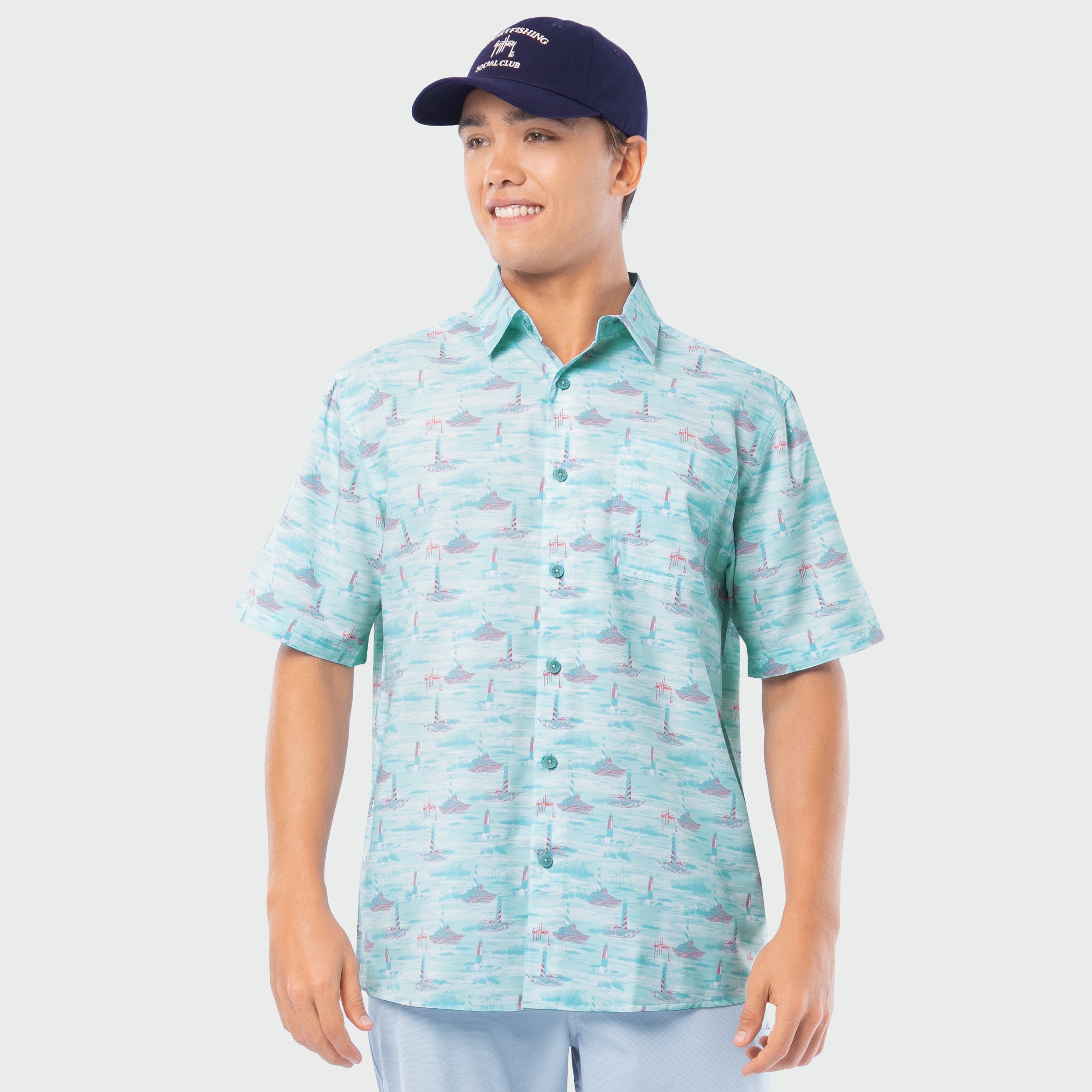 Mariner Fishing Shirt - Lighthouse Dawn
