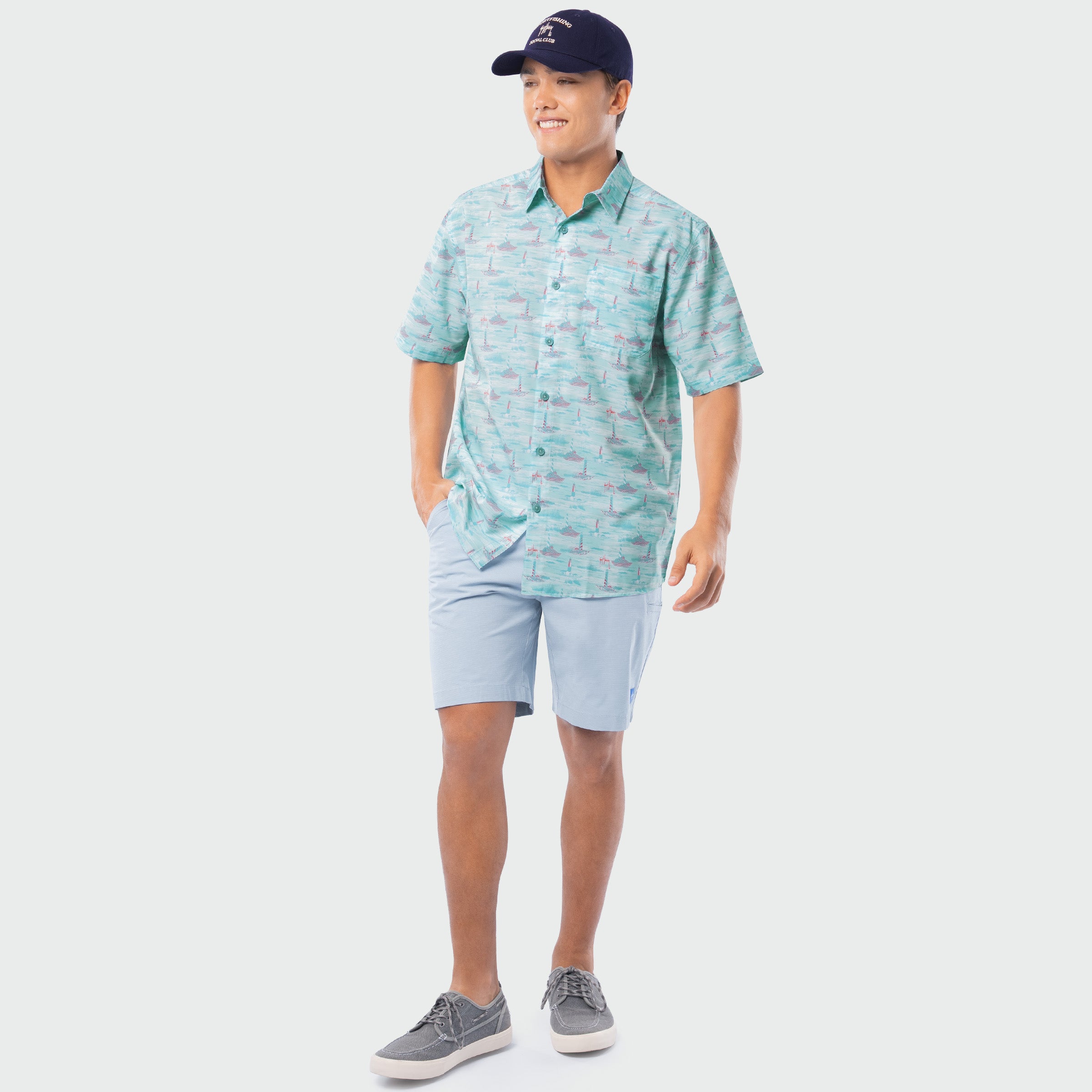 Mariner Fishing Shirt - Lighthouse Dawn