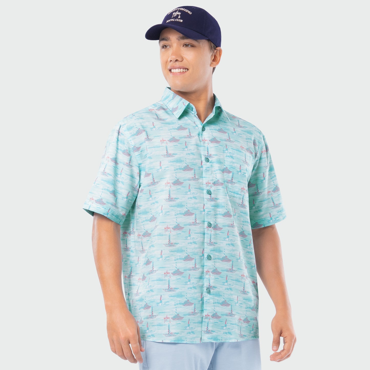 Mariner Fishing Shirt - Lighthouse Dawn