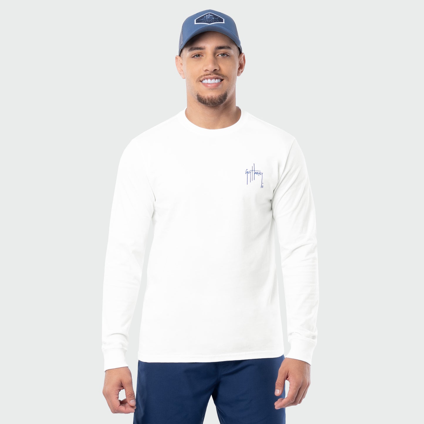 OG Long Sleeve Tee - Blue Hawaiian