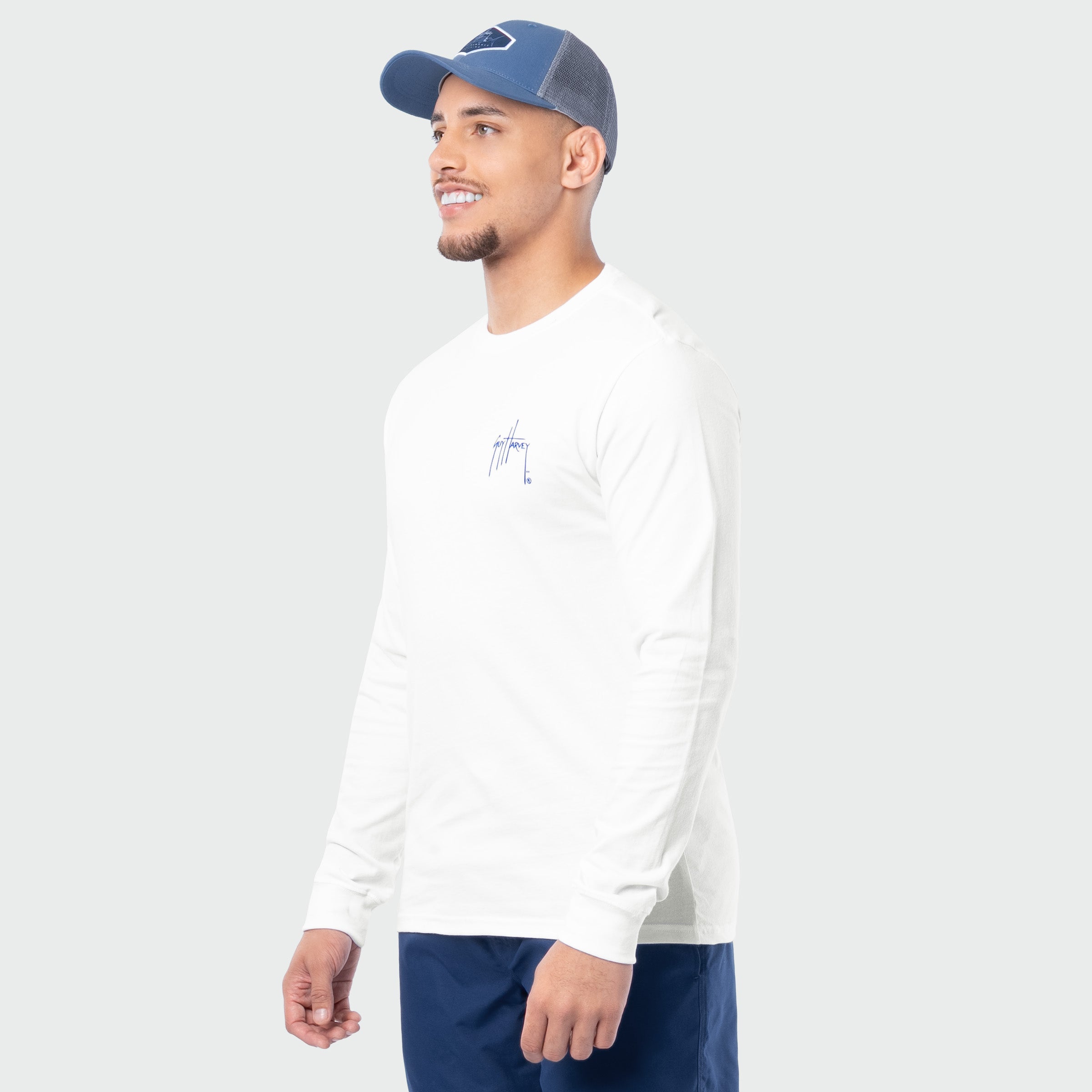 OG Long Sleeve Tee - Blue Hawaiian