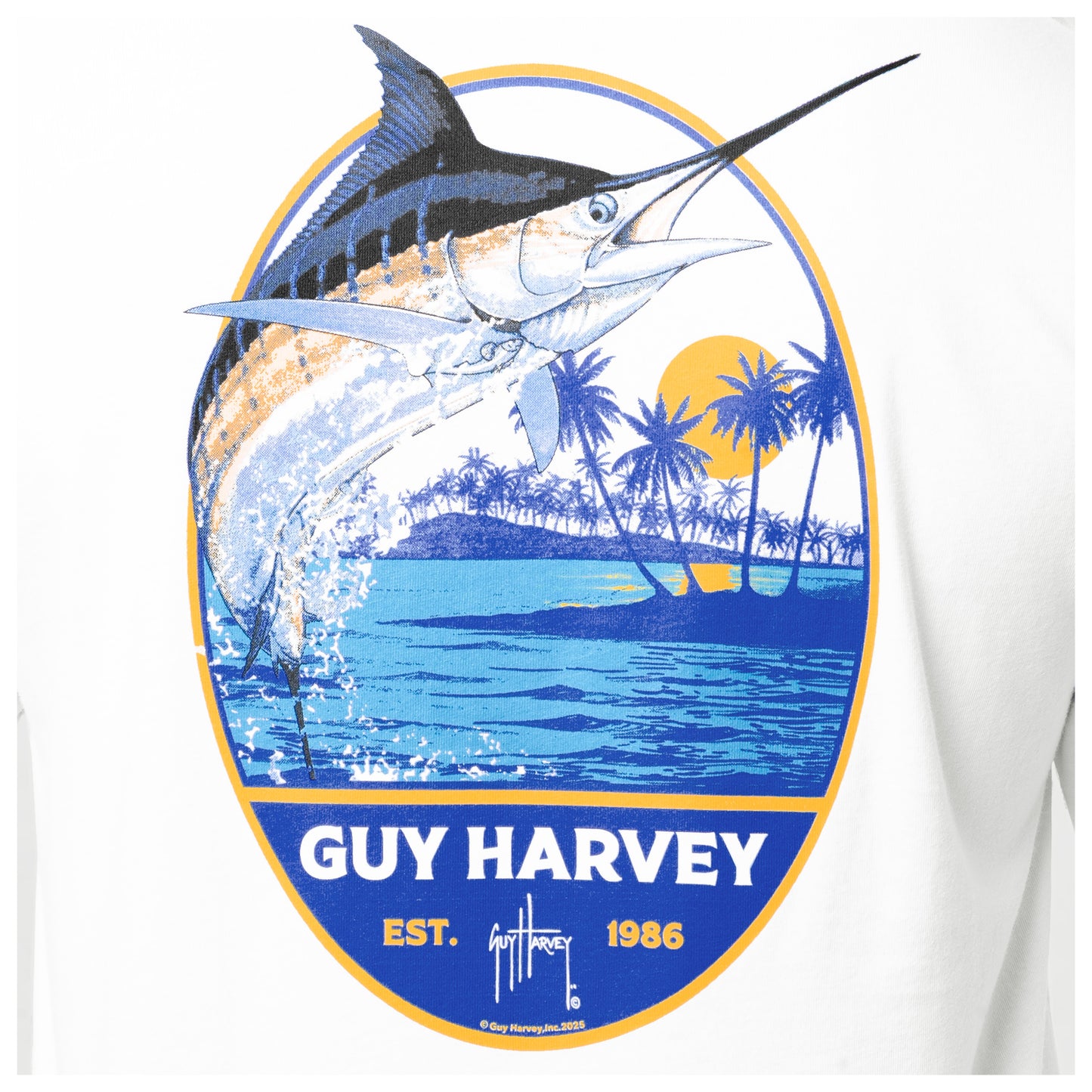 OG Long Sleeve Tee - Blue Hawaiian