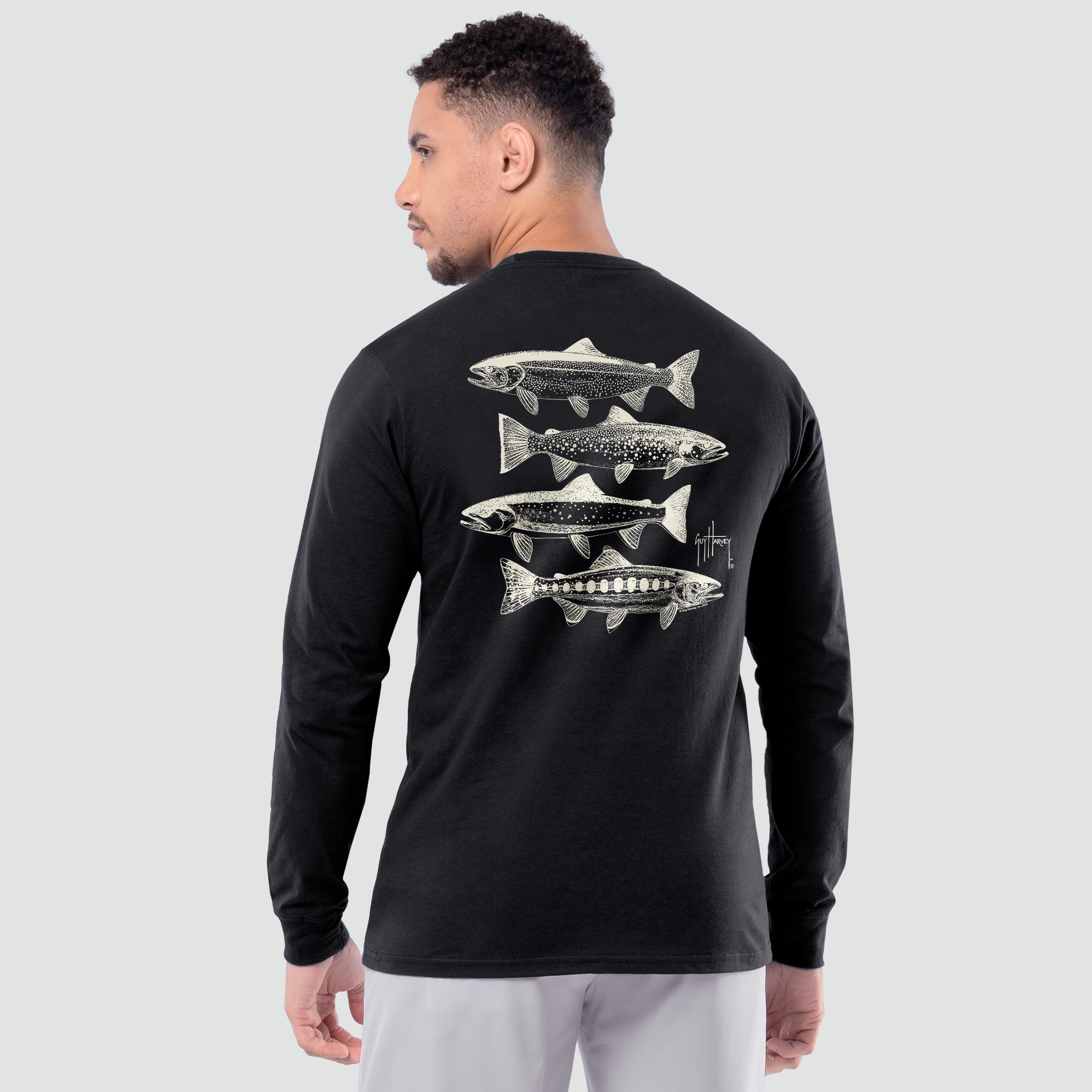 OG Long Sleeve Tee - River Collage