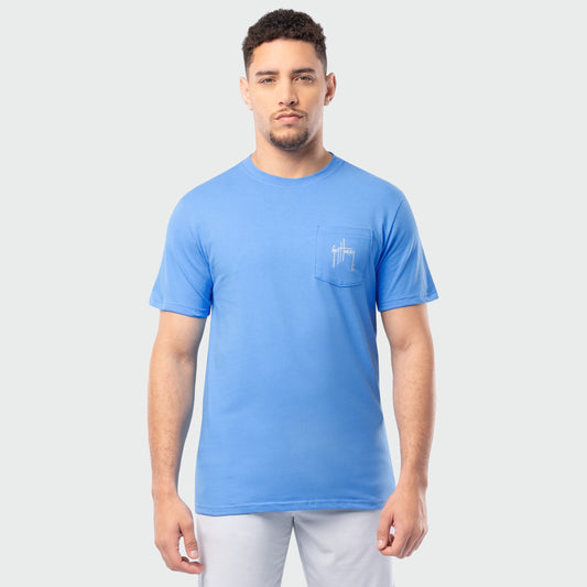 OG Pocket Tee - Sketchy Blue