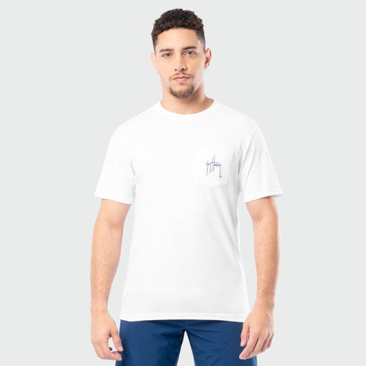 HarborLite Pocket Tee - Sail USA