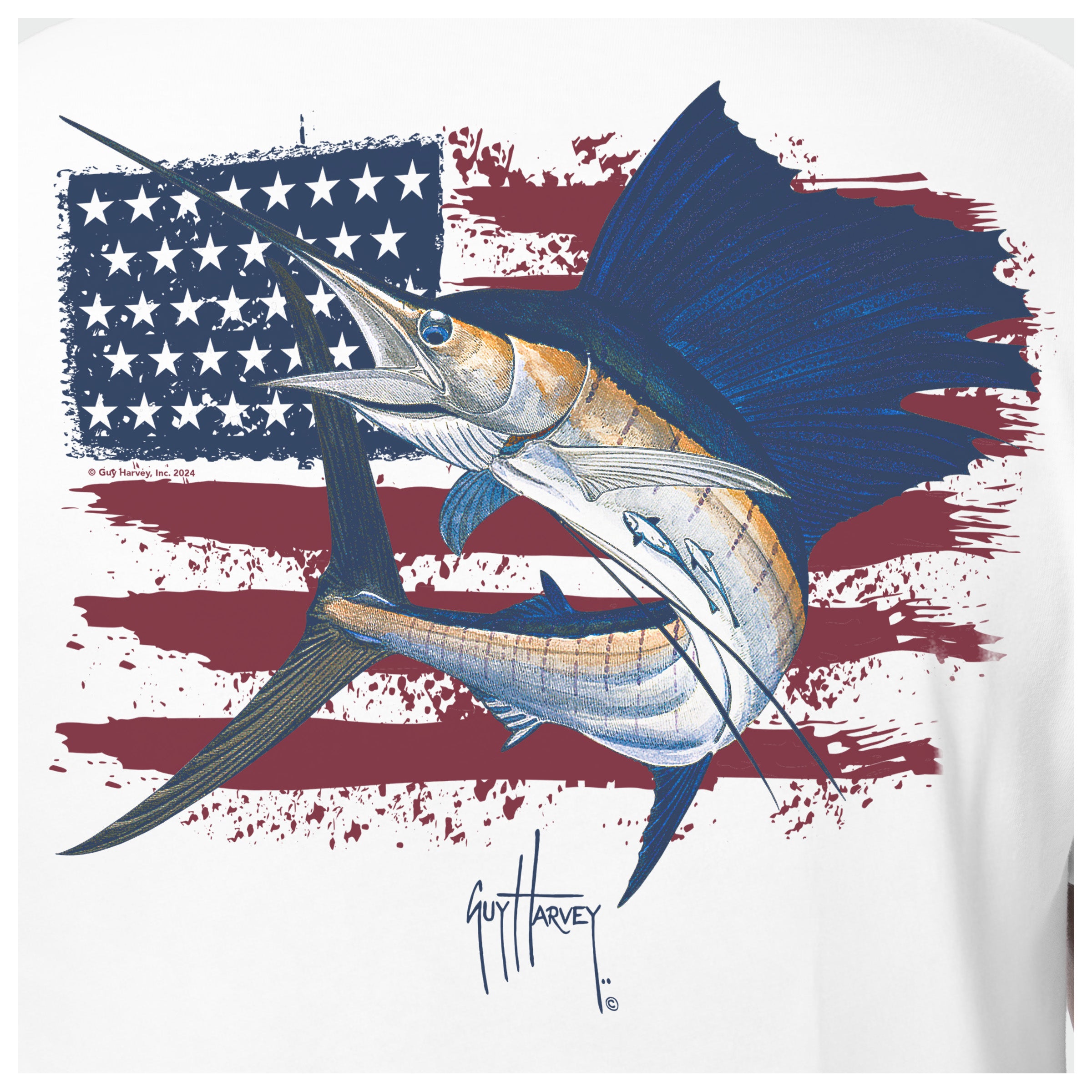 HarborLite Pocket Tee - Sail USA