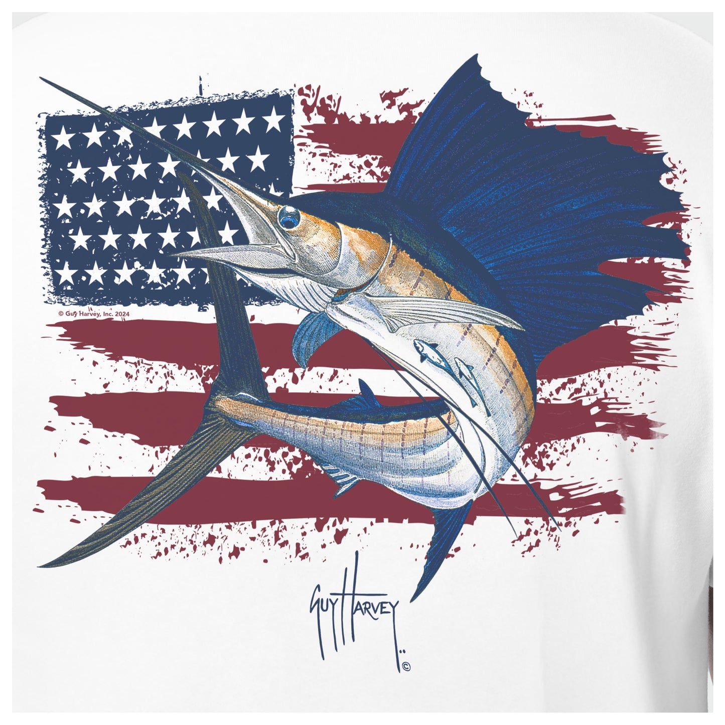 HarborLite Pocket Tee - Sail USA