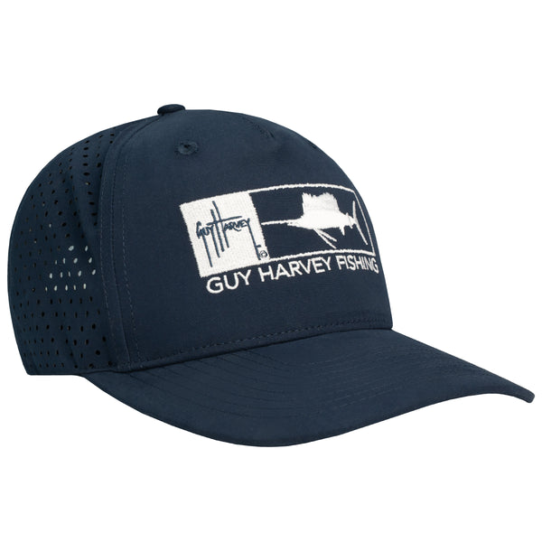 GUY HARVEY ガイハーヴェイ フィッシングキャップ GuyHarveySailfishBluePerforate