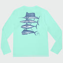 Kids HarborLite Long Sleeve Tee - Slam Stencil