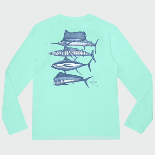 HarborLite Long Sleeve Tee - Slam Stencil