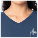 HarborLite V-Neck Tee - Floral Bills