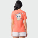 HarborLite V-Neck Tee - Paradise Turtle