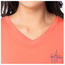 HarborLite V-Neck Tee - Paradise Turtle