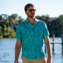 Island Ease Resort Shirt - Nautical Chart