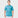 Man wearing a blue patterned Guy Harvey shirt on a white background