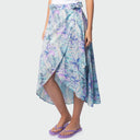 Island Ease Wrap Skirt - Banana Palm