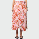 Island Ease Wrap Skirt - Coral Paradise