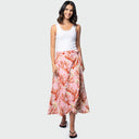 Island Ease Wrap Skirt - Coral Paradise