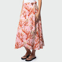 Island Ease Wrap Skirt - Coral Paradise