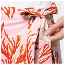 Island Ease Wrap Skirt - Coral Paradise