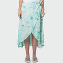 Island Ease Wrap Skirt - Ocean Tide