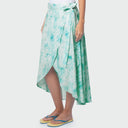 Island Ease Wrap Skirt - Ocean Tide