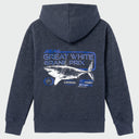Kids Tradewinds Fleece Hoodie - Great White Grand Prix