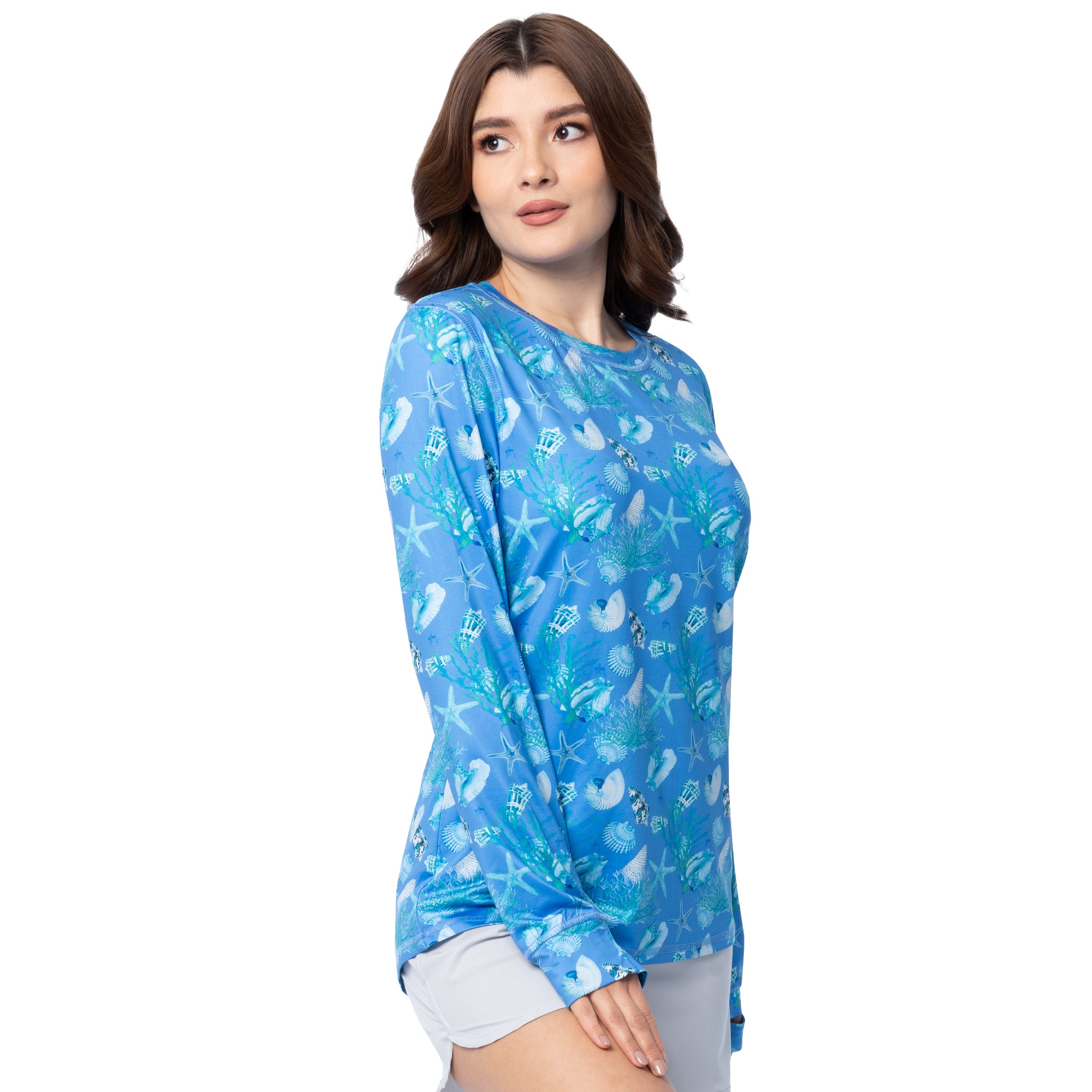 Women's Fine Shells Sublimated Sun Protection Top