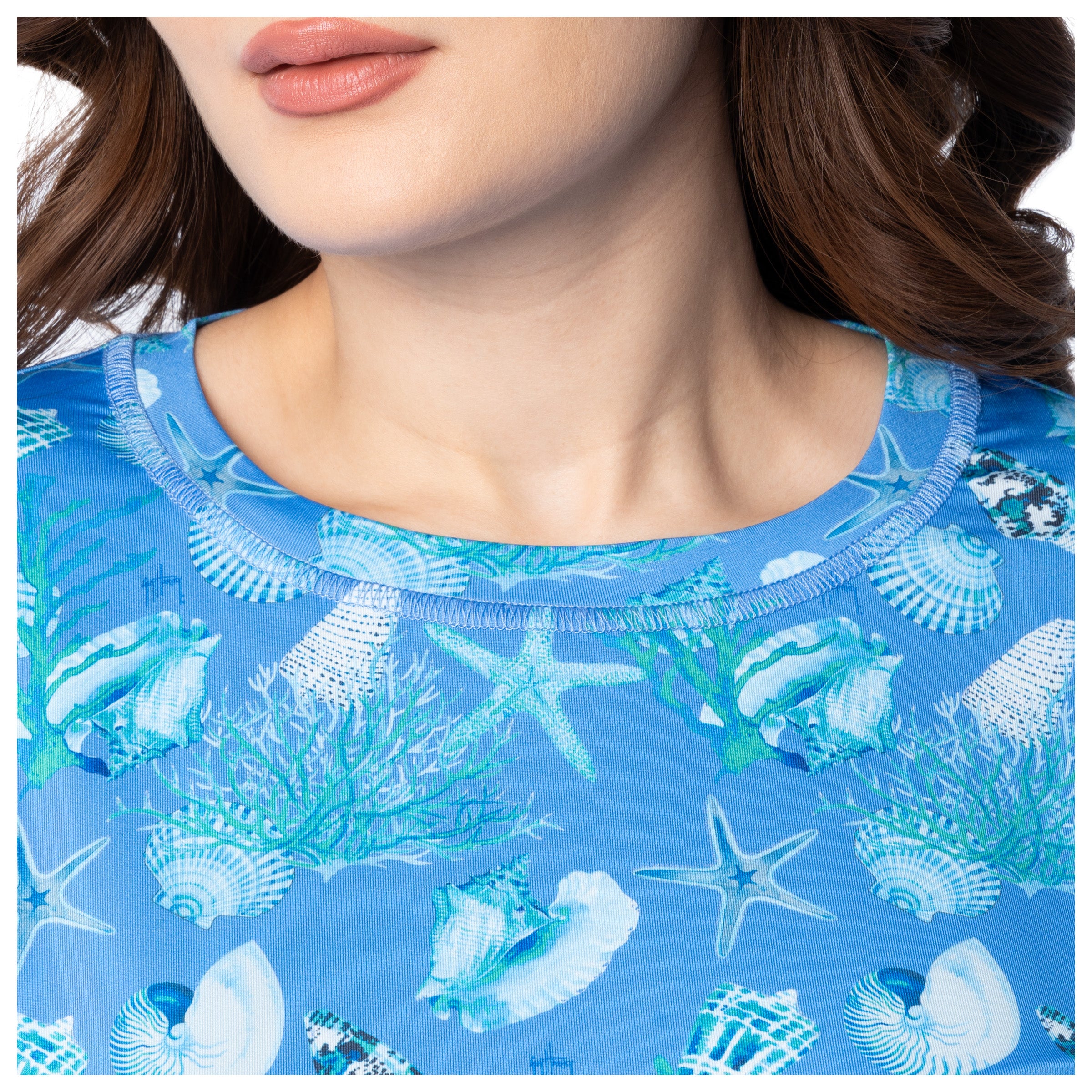 Women's Fine Shells Sublimated Sun Protection Top