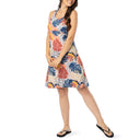 Women's Monstera Printed A-Line Dress