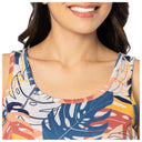 Women's Monstera Printed A-Line Dress