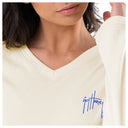 Women's Paradise Long Sleeve V Neck T-Shirt