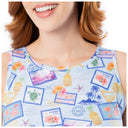 Women's Paradise Round Hem Tank Dress