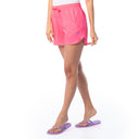 Women's Pink Solid Short