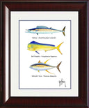 "Offshore Slam Species" Grande Mini Print