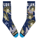 Guy Harvey Louisiana Pride Socks View 1