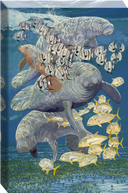 "Manatees" Small Canvas Art