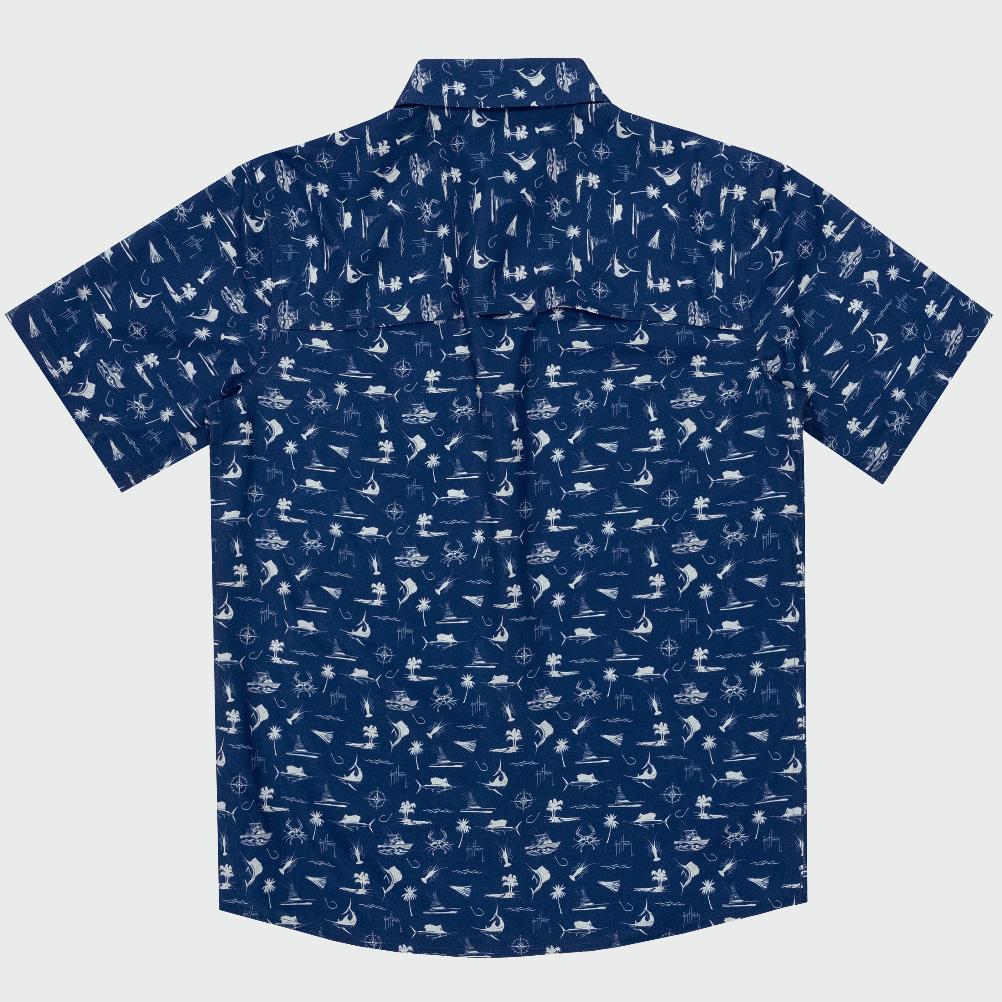 Mariner Fishing Shirt - Maritime Motif
